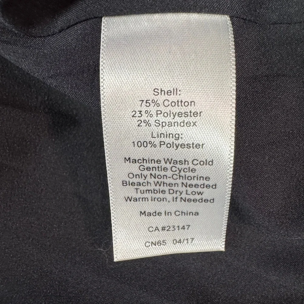 Talbots Womens 16 Navy Pencil Skirt‎ Classic Office Old Money Academia - Picture 4 of 7